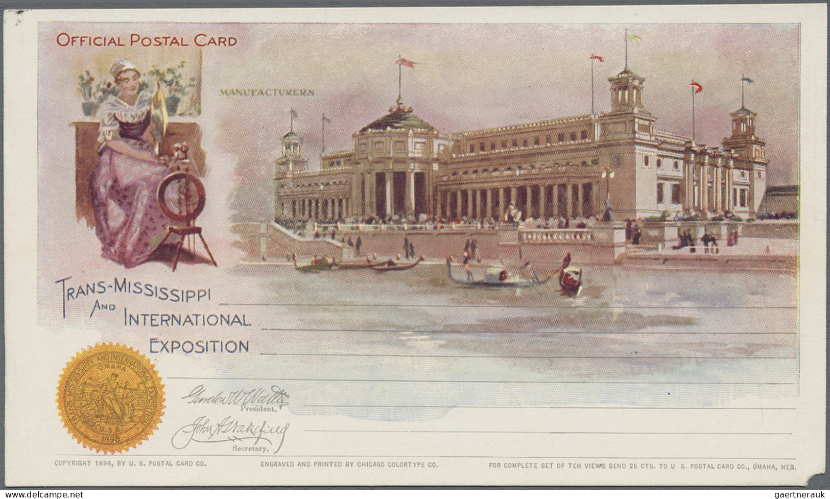 United States - Postal Stationary: 1898, Trans-Mississippi Exhibition, Complete - Otros & Sin Clasificación