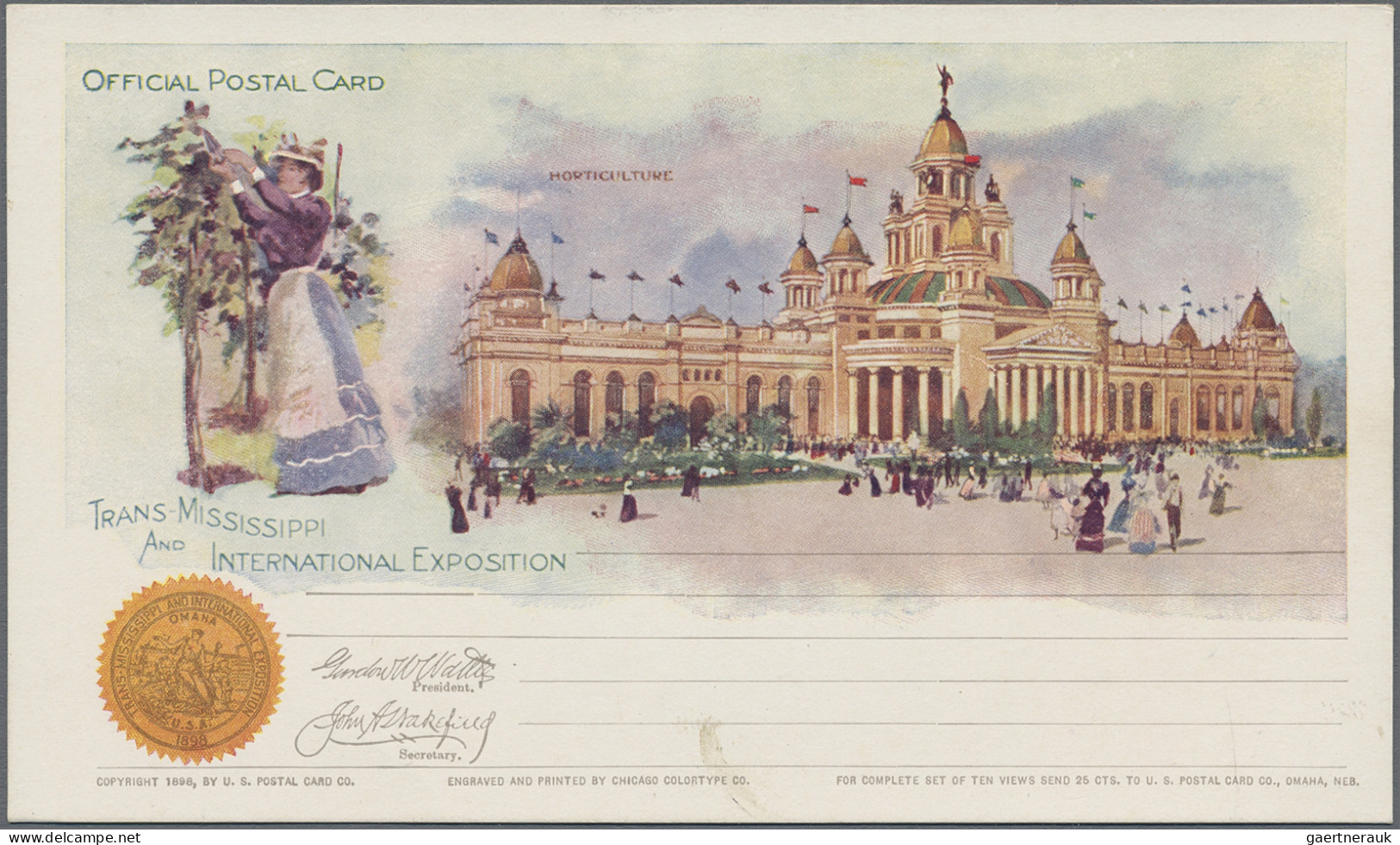 United States - Postal Stationary: 1898, Trans-Mississippi Exhibition, Complete - Otros & Sin Clasificación