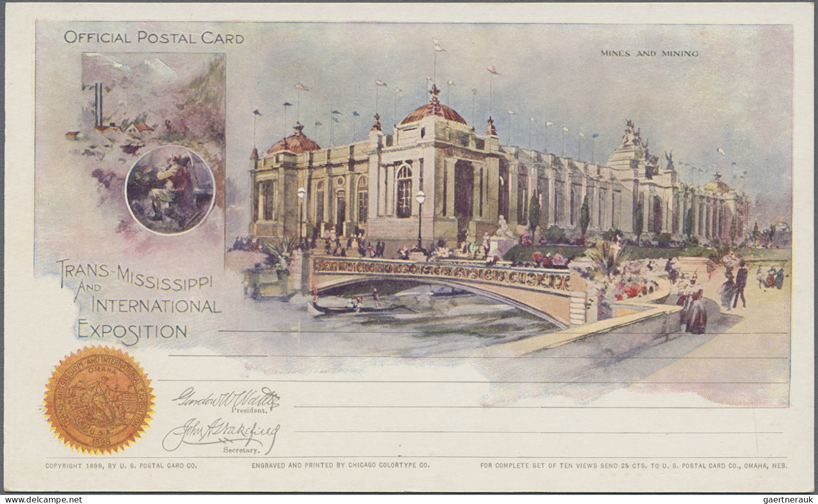 United States - Postal Stationary: 1898, Trans-Mississippi Exhibition, complete