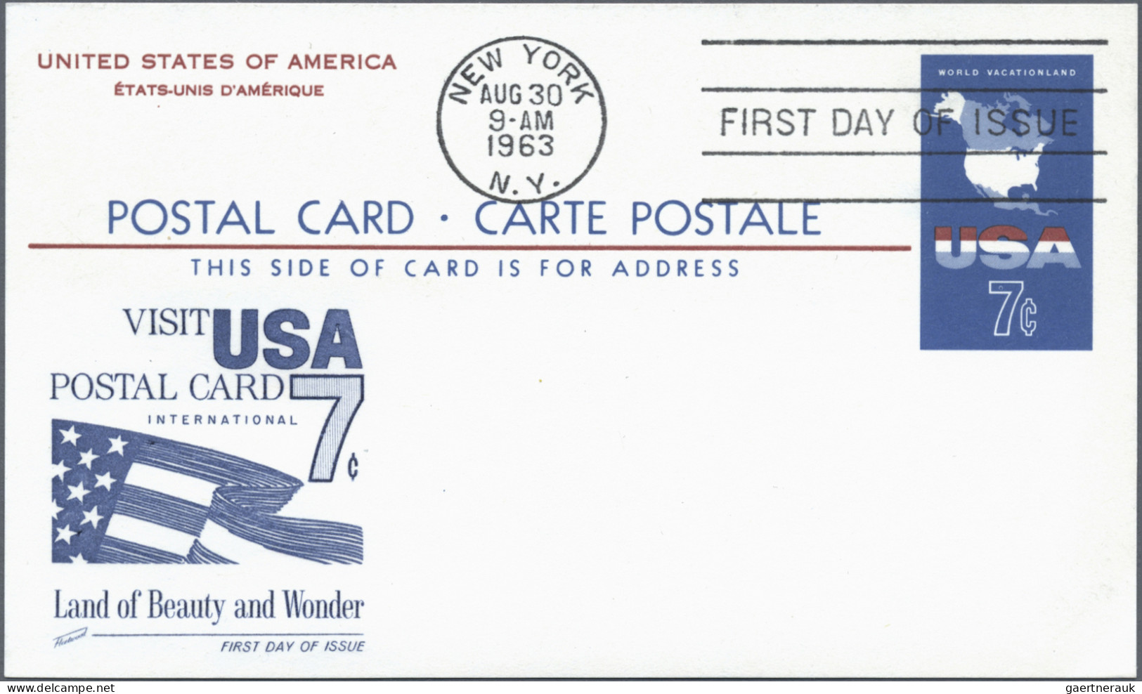 United States - Postal Stationary: 1963/1974, Postal Cards With IMPRINT (CACHET) - Sonstige & Ohne Zuordnung