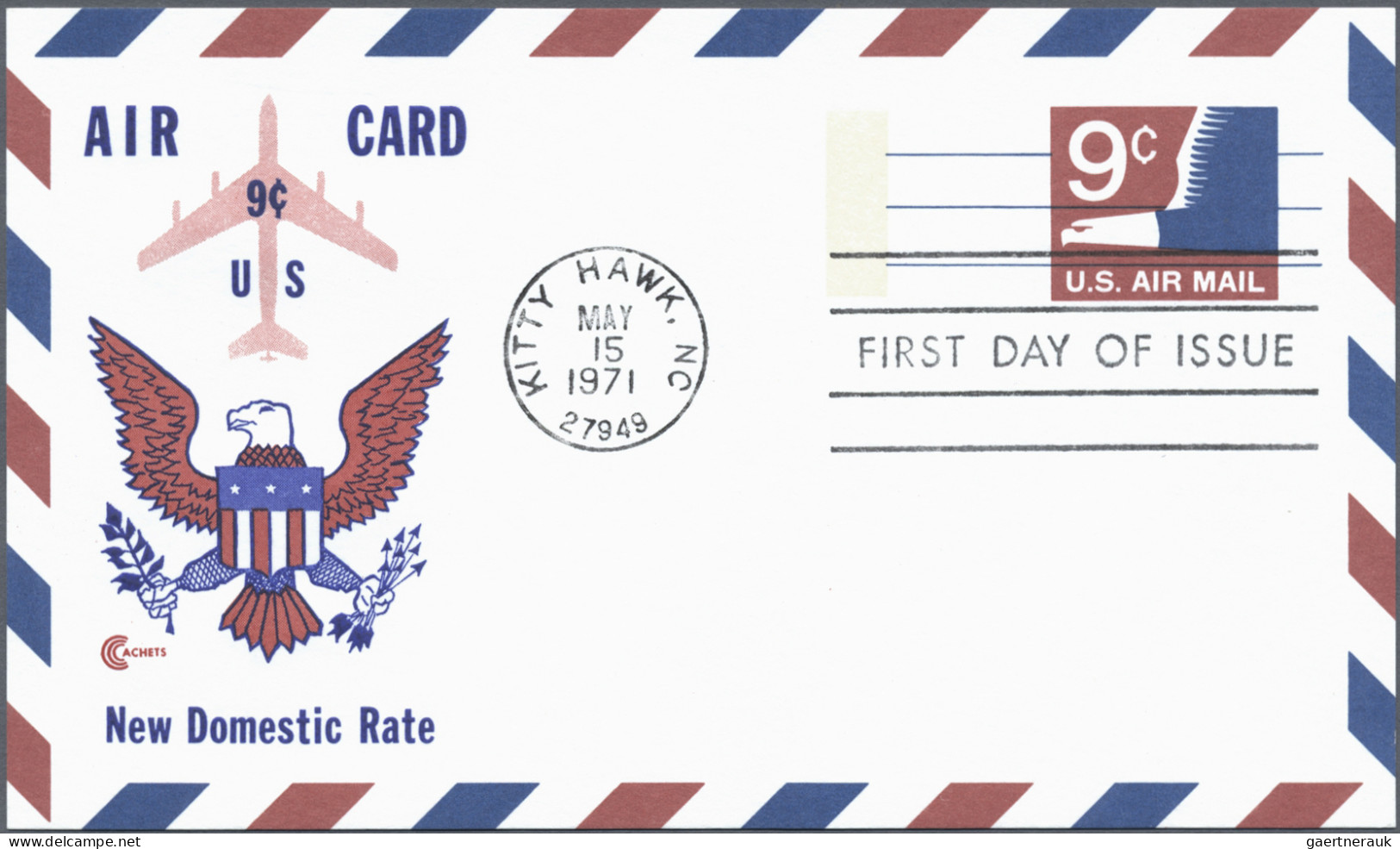 United States - Postal Stationary: 1963/1975, Postal Cards with IMPRINT (CACHET)