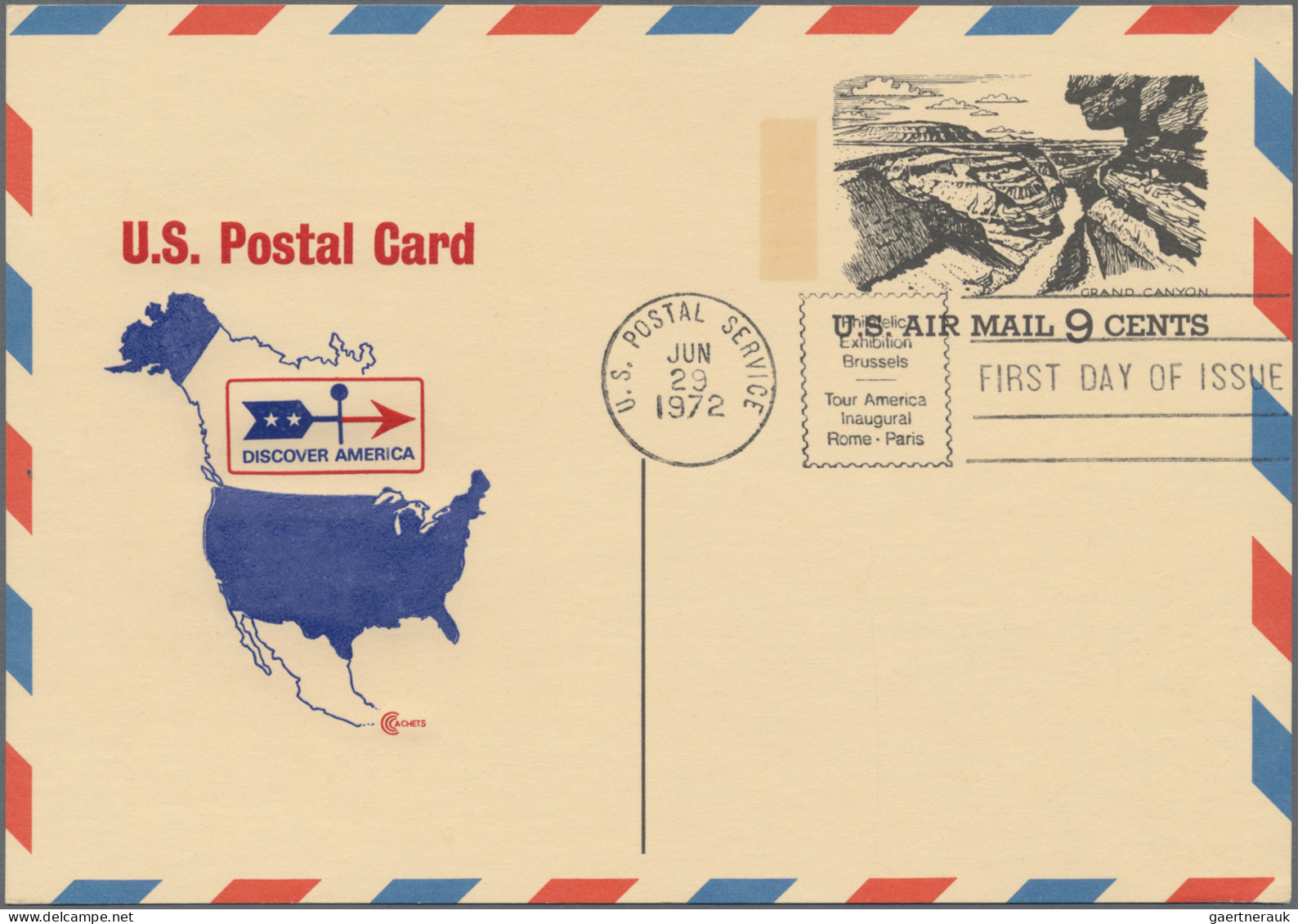 United States - Postal Stationary: 1972, Postal Cards With IMPRINT (CACHET), Spe - Sonstige & Ohne Zuordnung