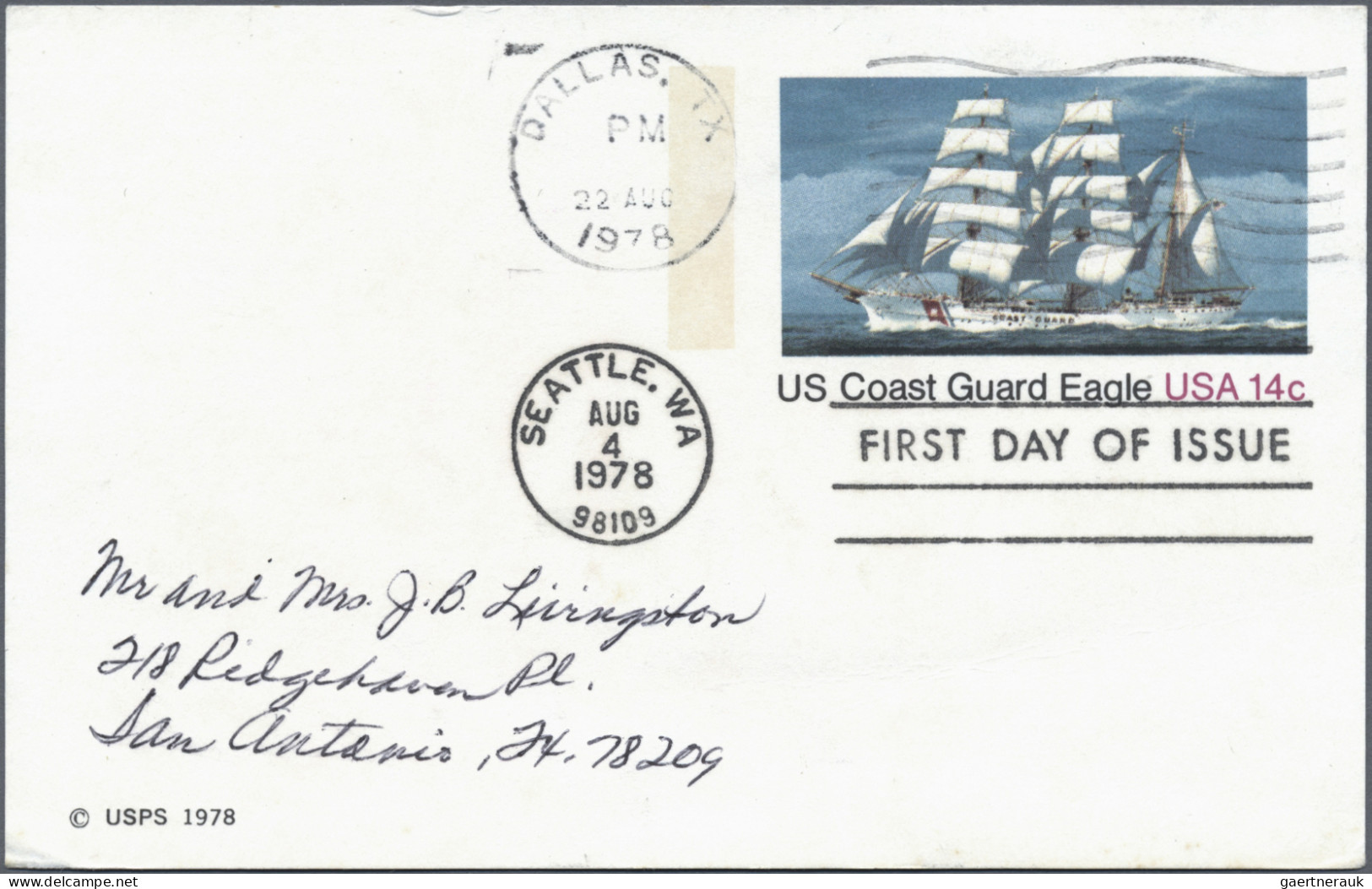 United States - Postal Stationary: 1978/1980, Postal Cards With IMPRINT (CACHET) - Sonstige & Ohne Zuordnung