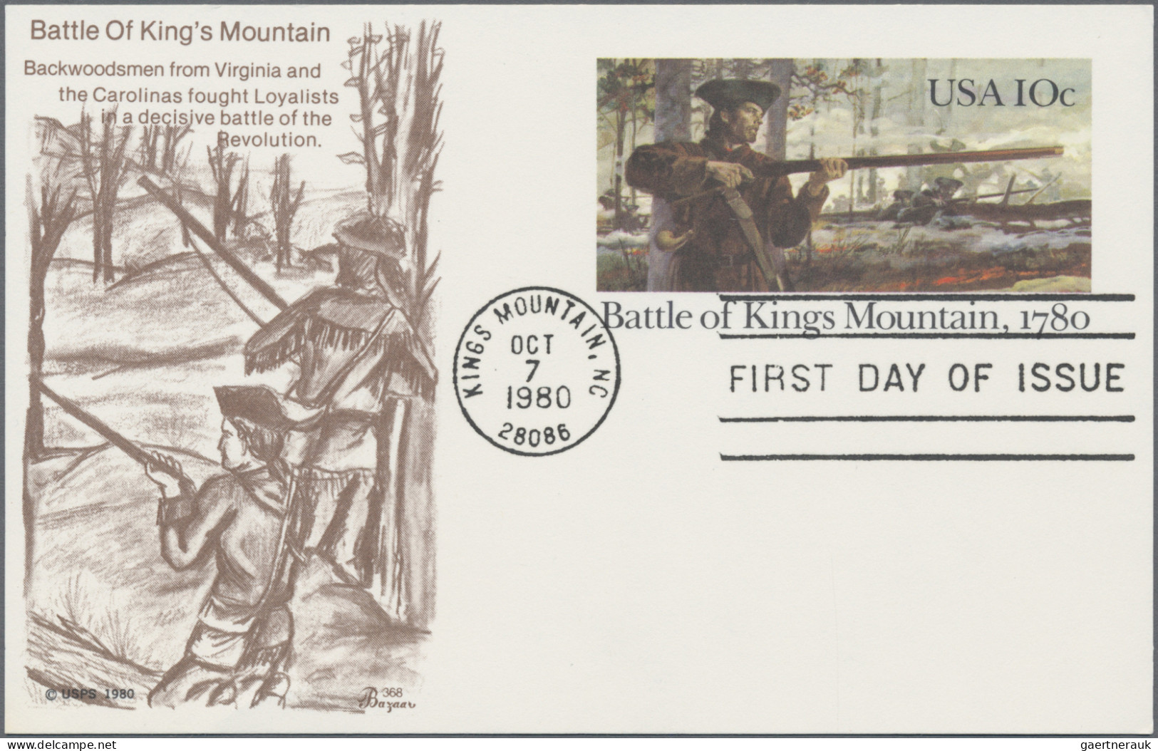 United States - Postal Stationary: 1980, Postal Cards With IMPRINT (CACHET), 10c - Sonstige & Ohne Zuordnung