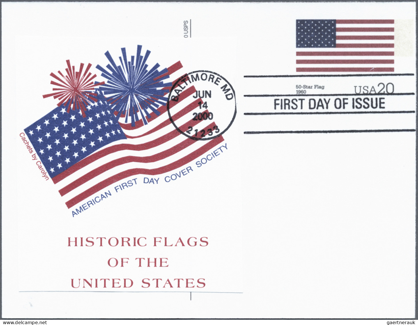 United States - Postal Stationary: 2000, Postal Cards With IMPRINT (CACHET), "St - Sonstige & Ohne Zuordnung