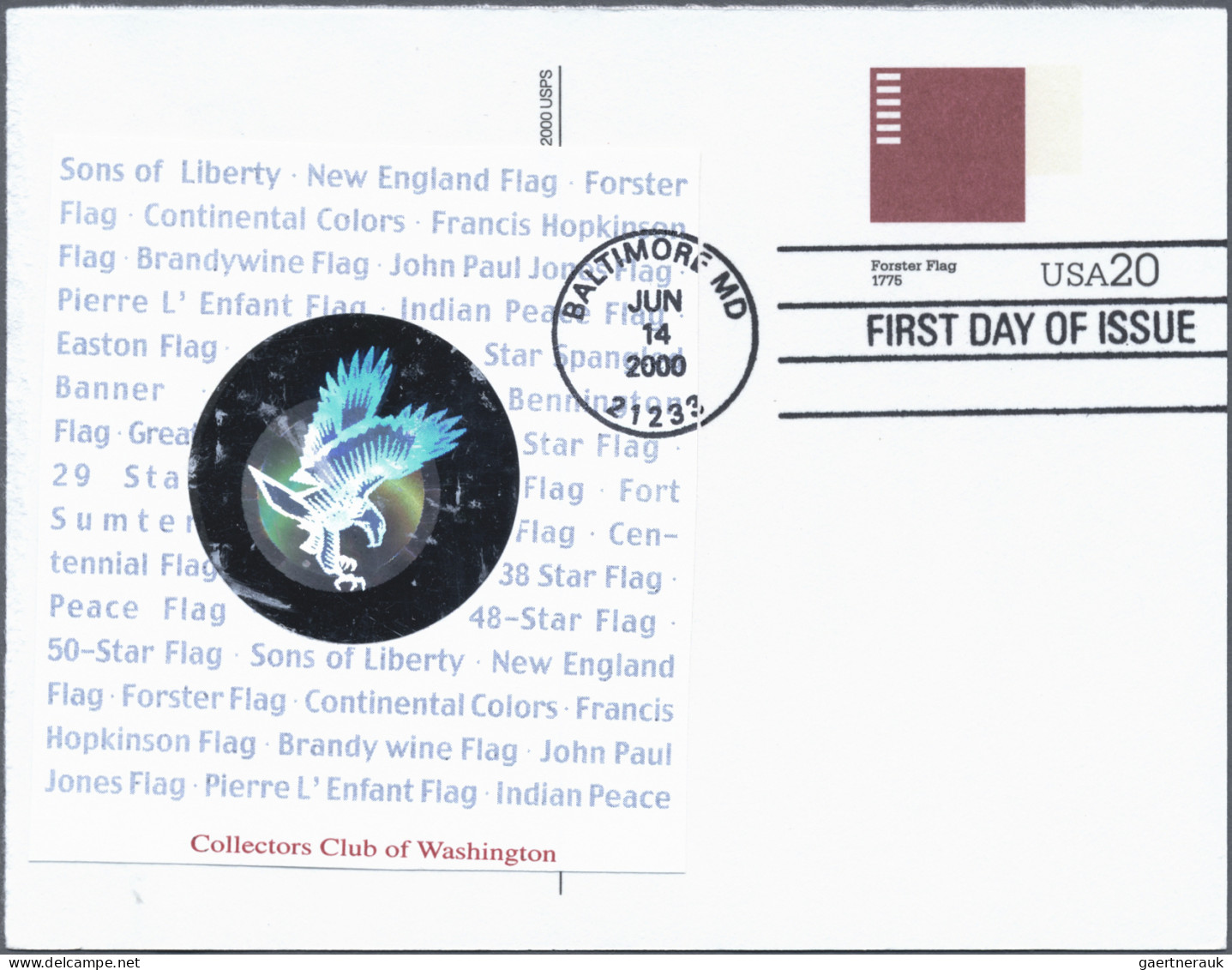 United States - Postal Stationary: 2000, Postal Cards With IMPRINT (CACHET), "St - Sonstige & Ohne Zuordnung