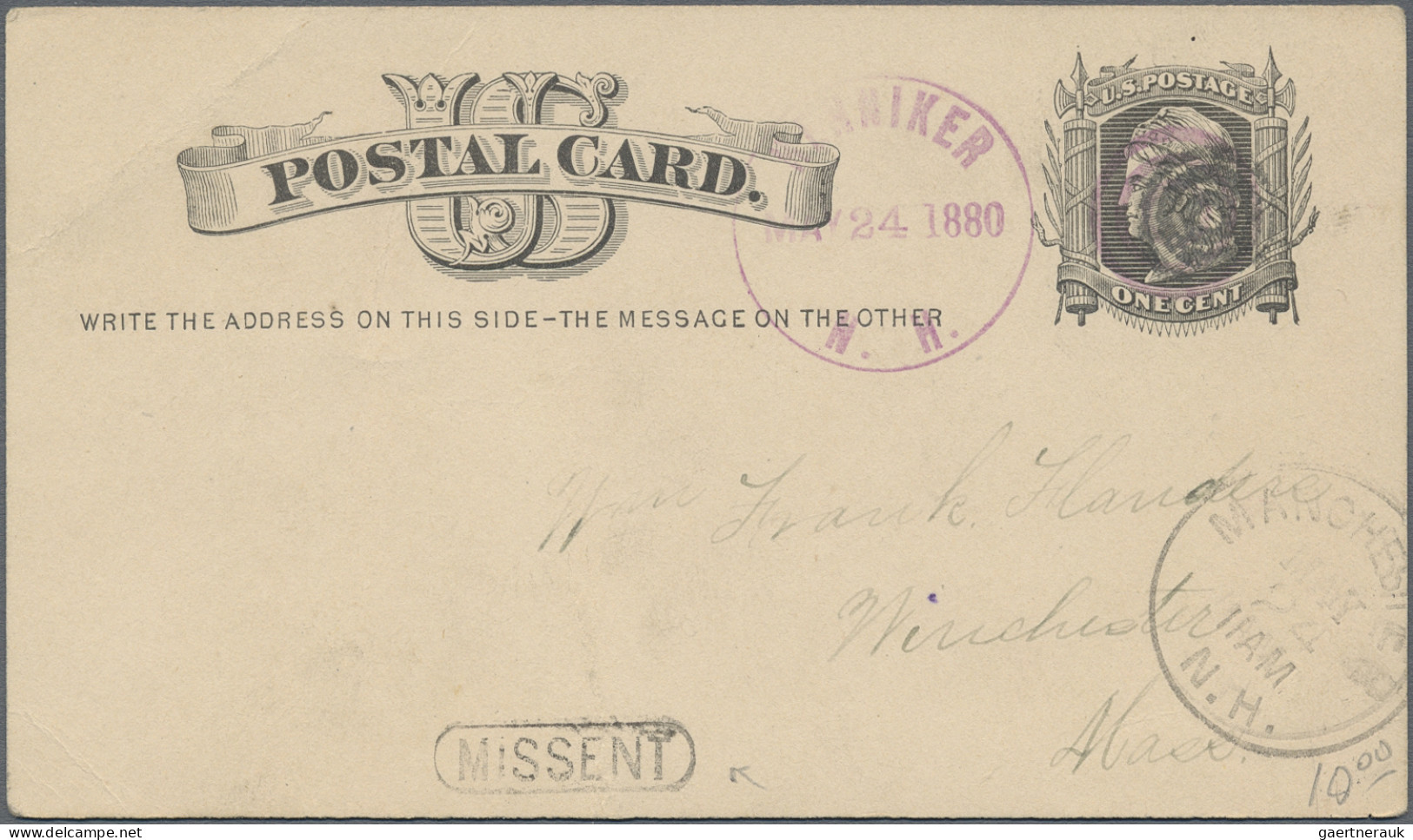 United States Of America - Post Marks: 1874/1881, Group Of 30 Selected Stationer - Marcofilia