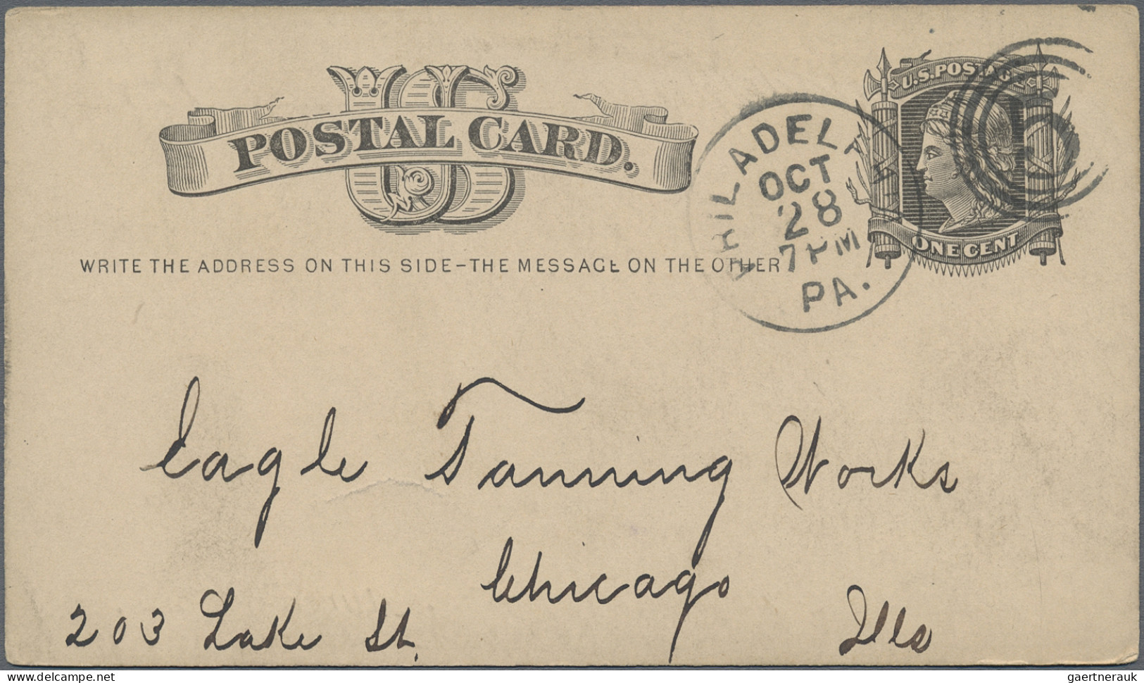 United States Of America - Post Marks: 1880/1881, Duplex Numerals Of Philadelphi - Poststempel