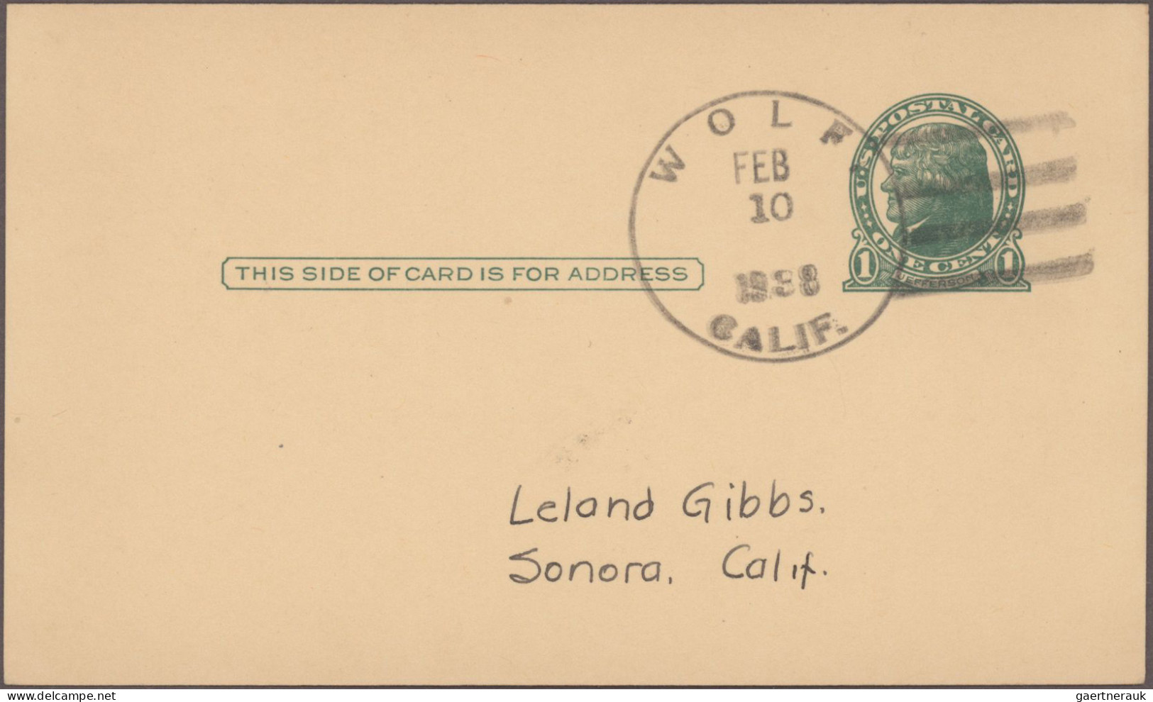 United States of America - post marks: 1937/1968, Postmarks of California, colle