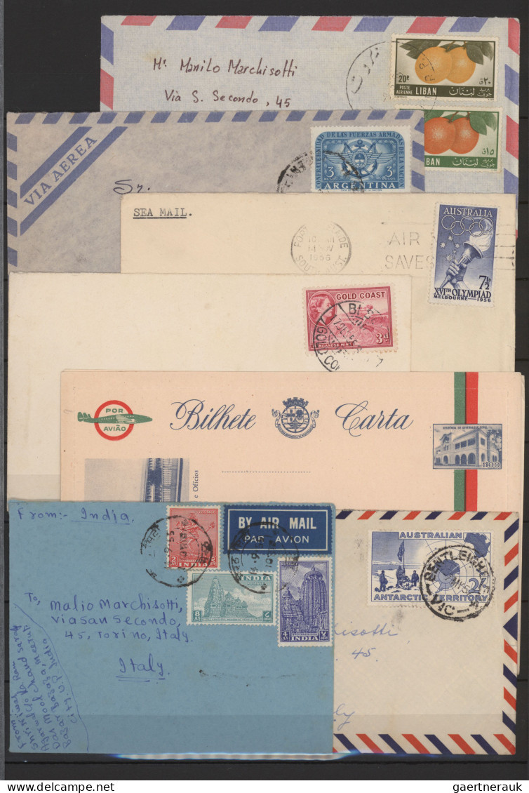 Oversea: 1880/1960, Assortment Of More Than 270 Covers And Stationaries, Mostly - Collections (en Albums)