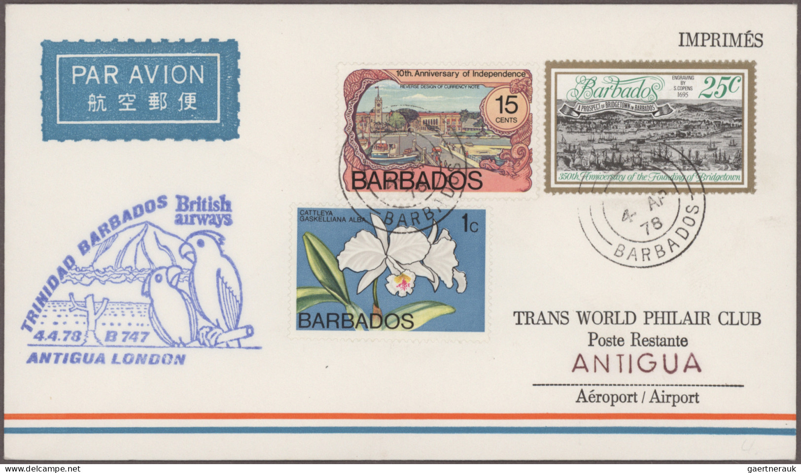 Americas: 1973/1989, Balance Of Apprx. 188 FIRST FLIGHT Covers/cards, All Americ - Autres - Amérique