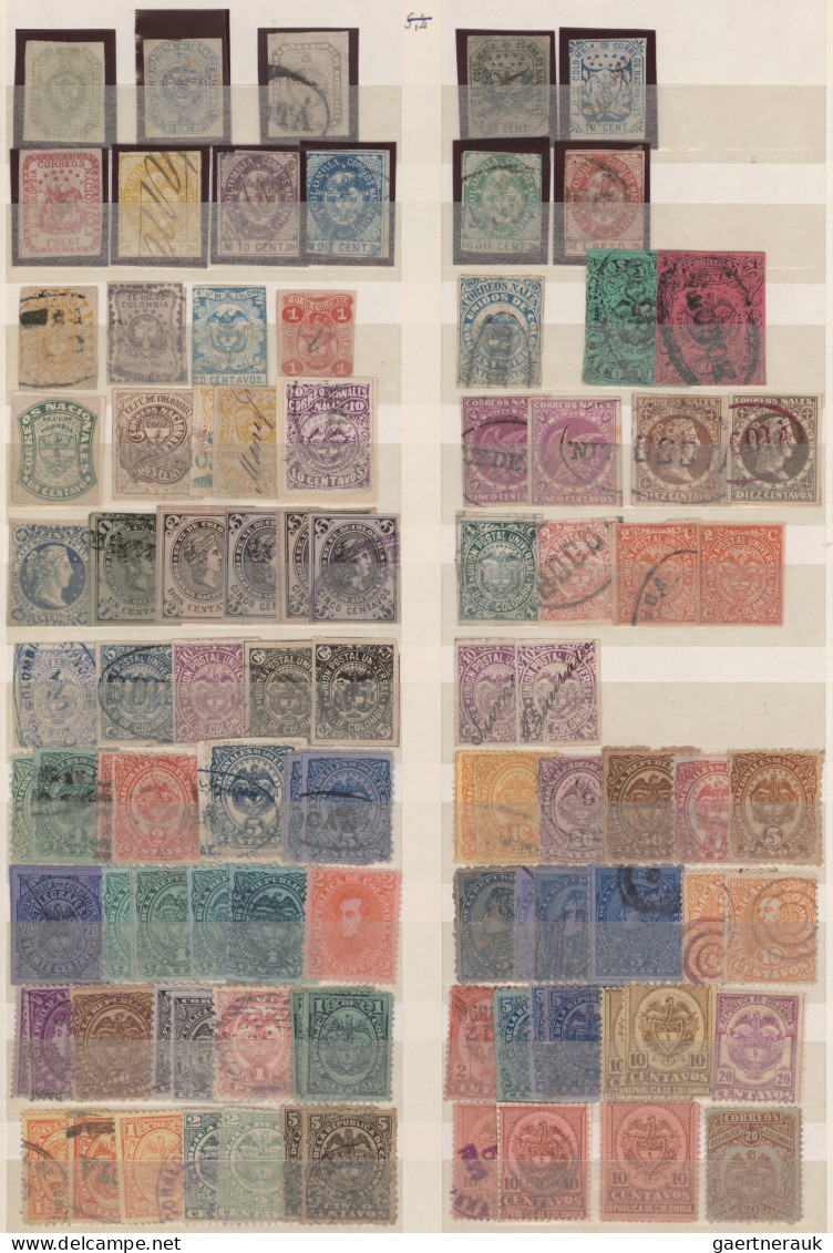 Central And South America: 1860/1970 (ca.), Comprehensive Used And Mint Collecti - Autres - Amérique