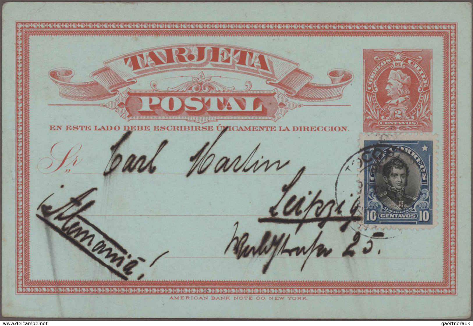 Central and South America: 1880/1950 (ca.), balance/collection of apprx. 210 mai