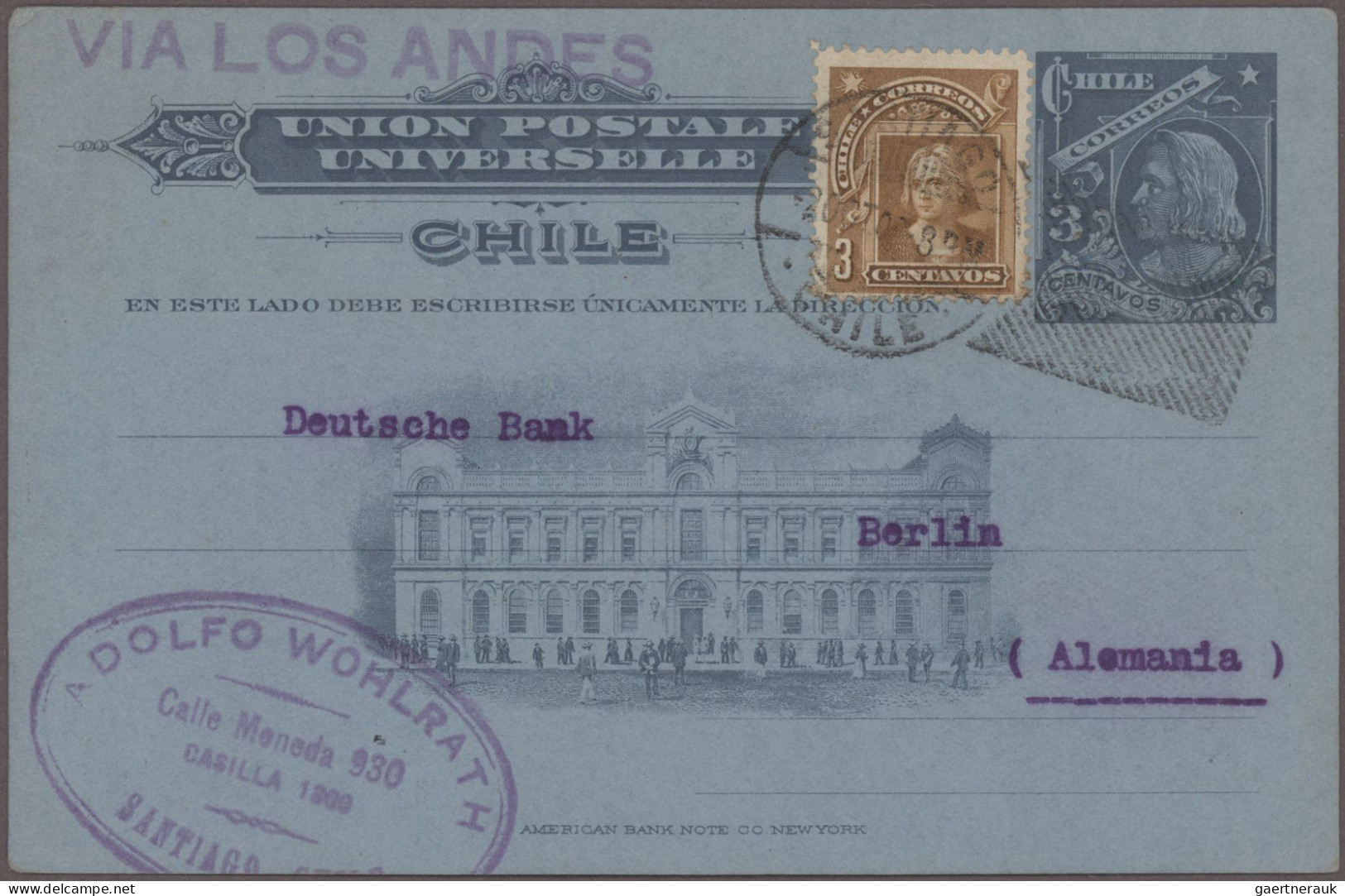 Central and South America: 1880/1950 (ca.), balance/collection of apprx. 210 mai