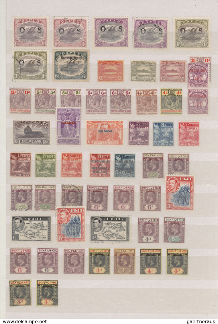 Oceania: 1860/1940 (ca.), British Oceania, Mint And Used Collection Of Apprx. 27 - Autres - Océanie