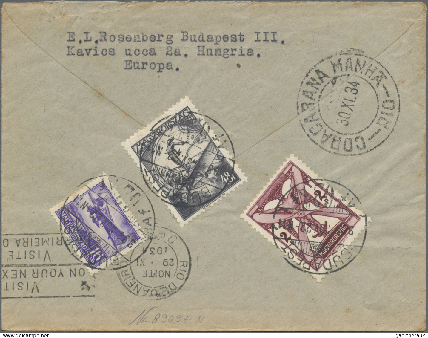 Air Mail: 1924/1957, Assortment Of 26 Covers/cards Incl. First And Special Fligh - Other & Unclassified