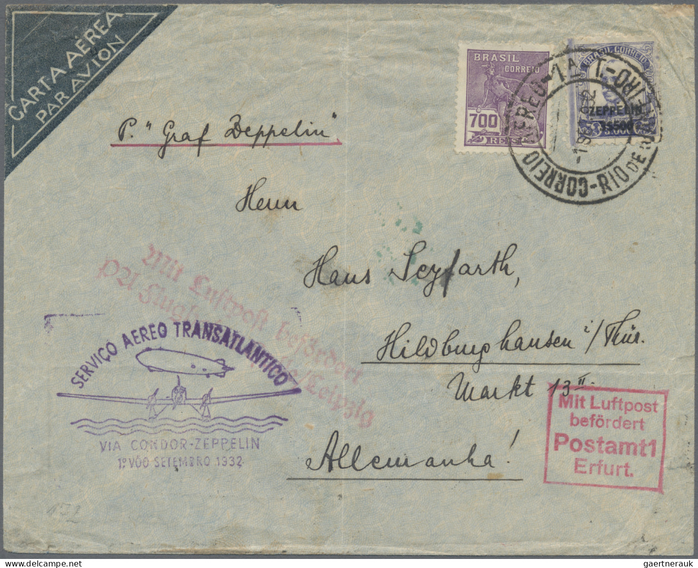 Air Mail: 1929/1982, Airmail/Space-related, Balance Of Apprx. 95 Entires, Incl. - Other & Unclassified