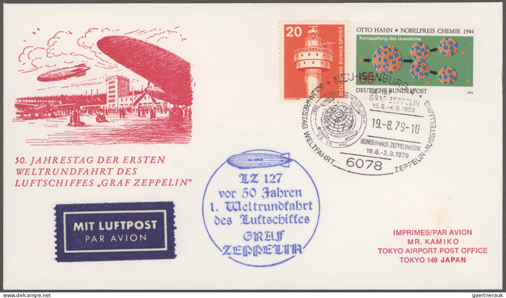 Air Mail: 1957/1998, Album With Approx. 127 Flight Documents Of Japanese Airline - Autres & Non Classés