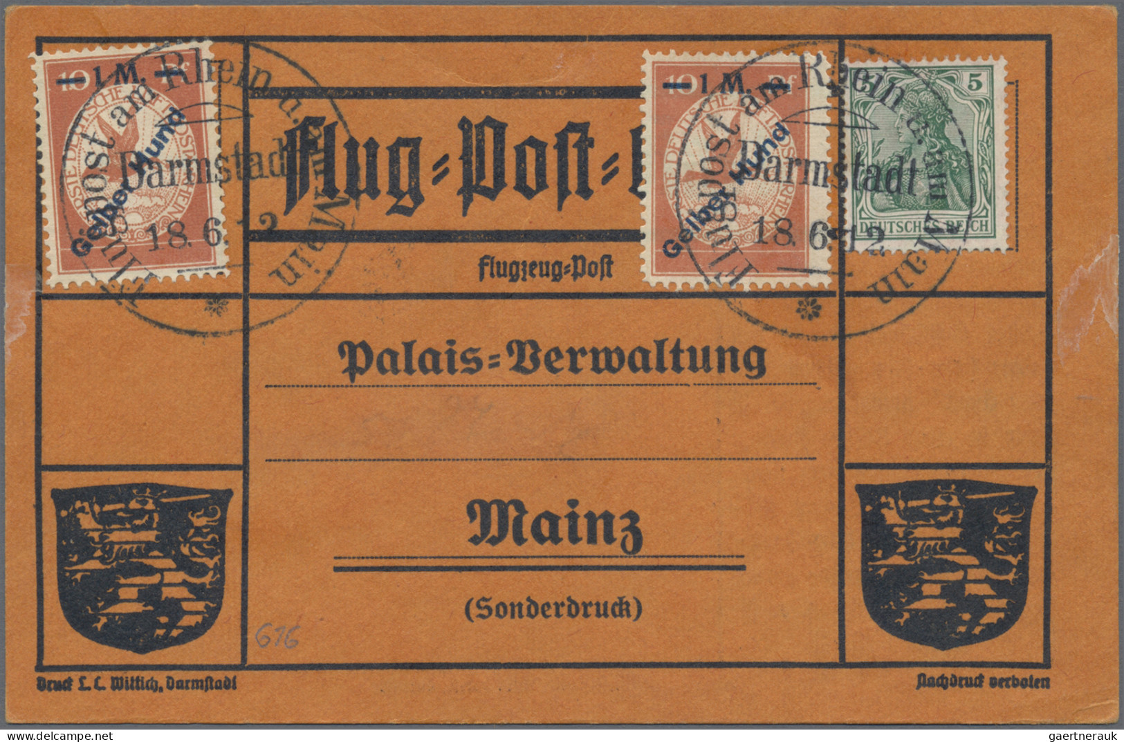 Zeppelin Mail - Germany: 1908/44 (ca.), Reichhaltiger Bestand Von Ca. 84 Zeppeli - Poste Aérienne & Zeppelin