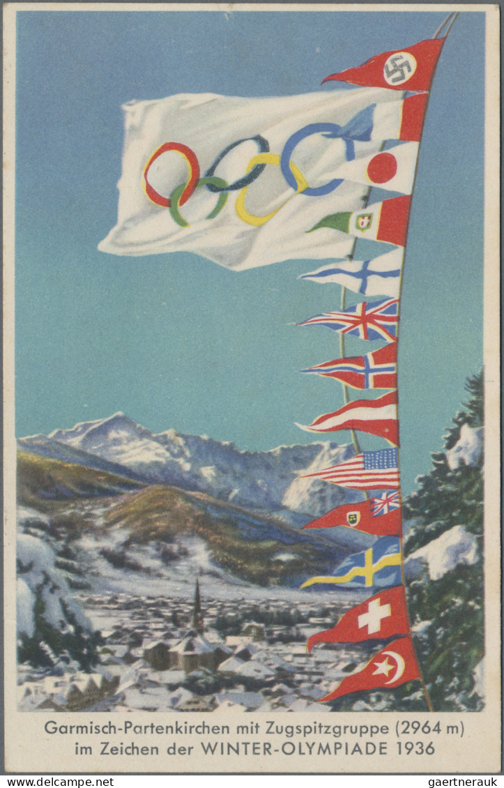 Zeppelin Mail - Germany: 1936, Three Zeppelin covers for the 1936 Olympic trip (