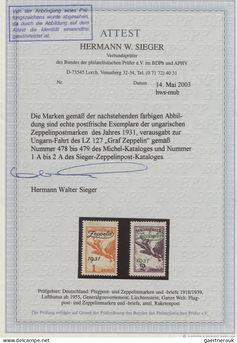 Zeppelin Mail - Germany: 1997/2012, ZEPPELIN-NT, Saubere Sieger-Sammlung Mit Mar - Luft- Und Zeppelinpost
