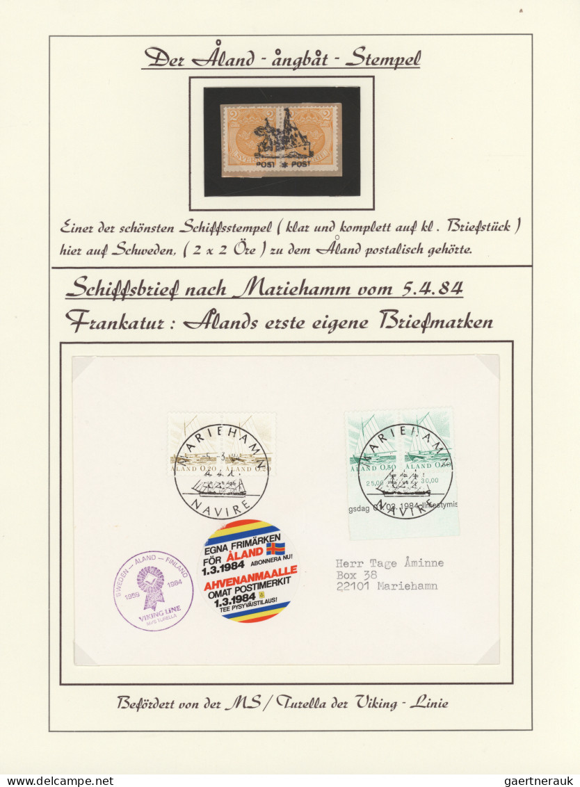 Ship Mail: 1830/1980, Nette Ausstellungssammlung Mit Briefen, Belegen Und Briefs - Autres & Non Classés