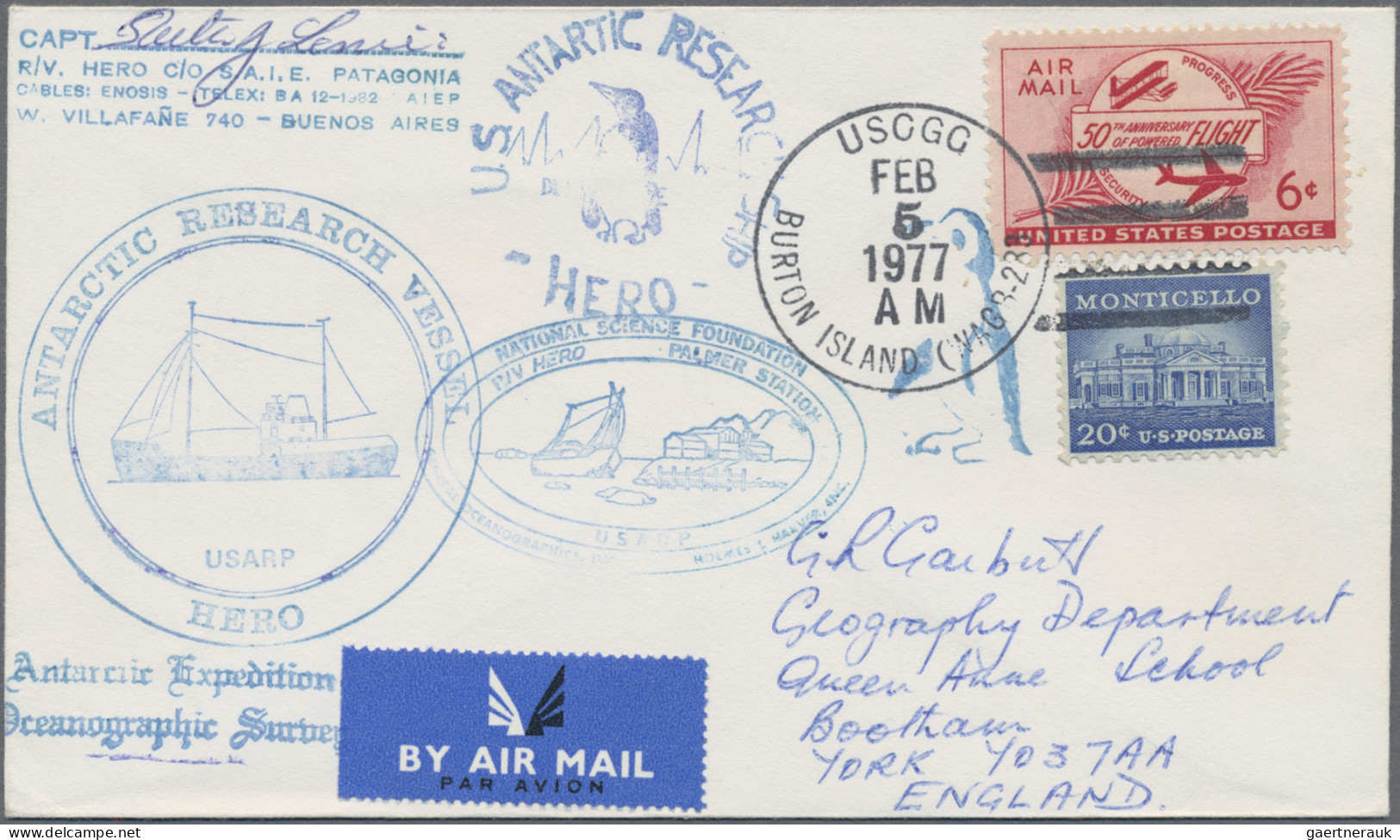 Thematics: antarctic: 1961/1993 (ca.), U.S. ANTARCTIC RESEARCH, collection of ap