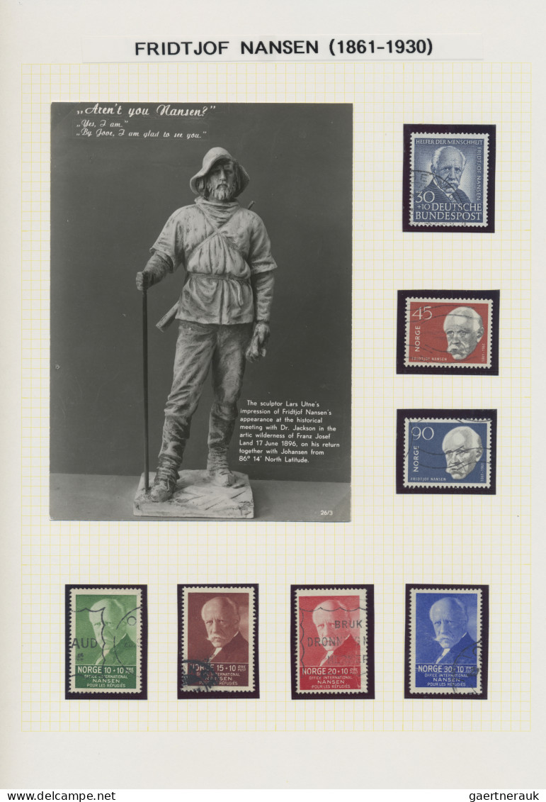 Thematics: Arctic: 1920/1990 (ca.), Arctic Explorers, Thematic Collection With S - Autres