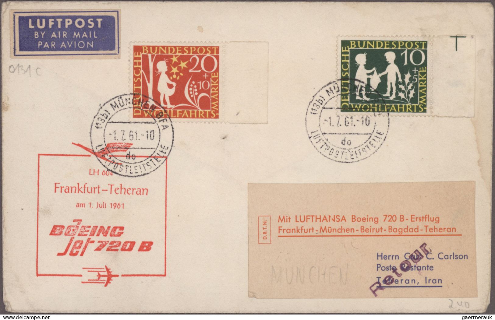 Thematics: Airplanes, Aviation: 1937/1982, Balance Of Apprx. 300 Covers/cards, C - Aerei