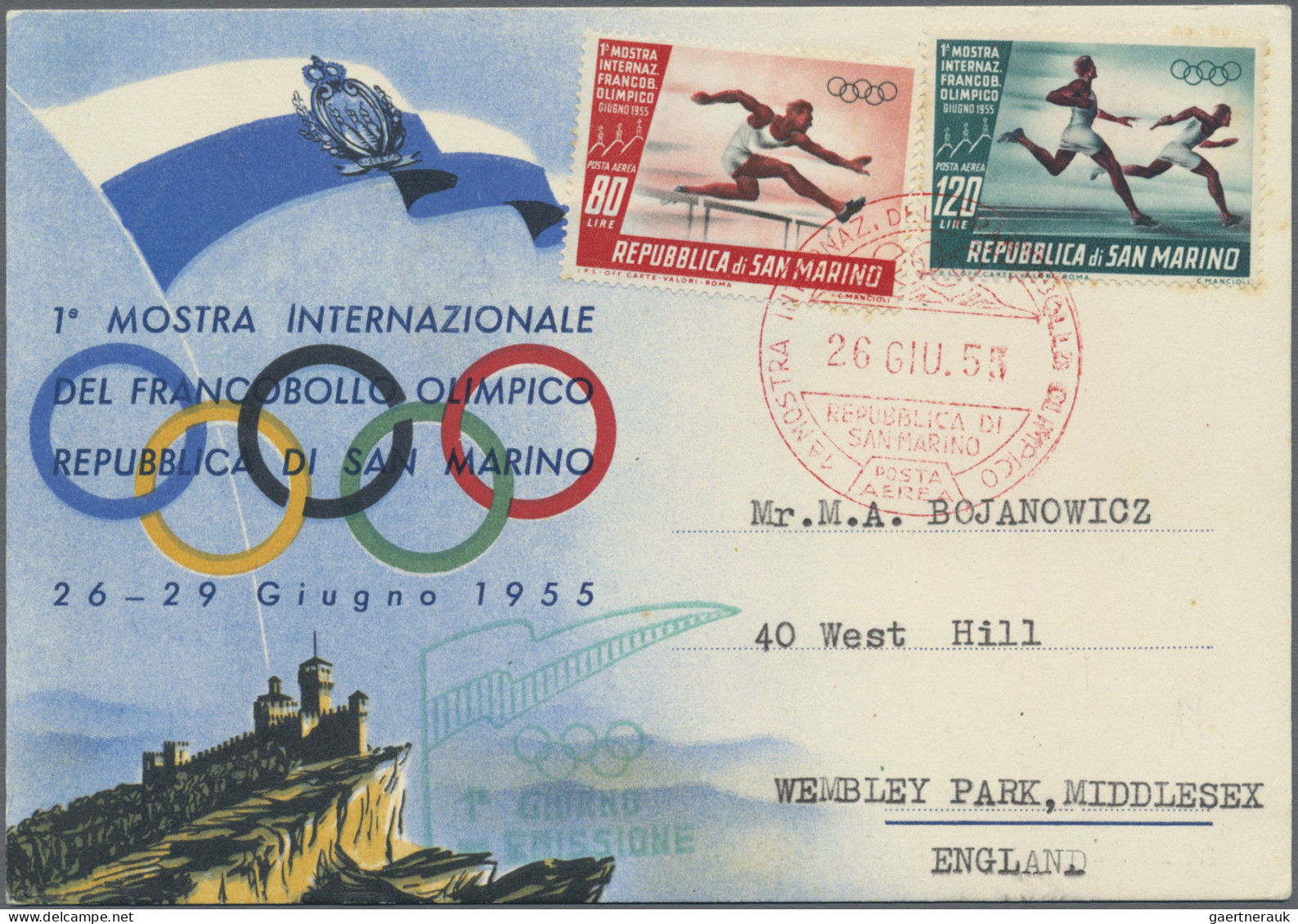 Thematics: Olympic Games: 1936/1976, collection of apprx. 390 commemorative cove