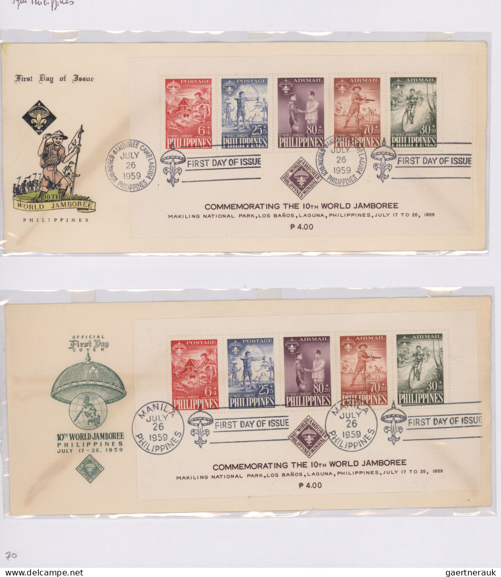 Thematics: Scouts: 1920-1980 Ca.- "Scouting In The Far East": Specialized Collec - Autres & Non Classés