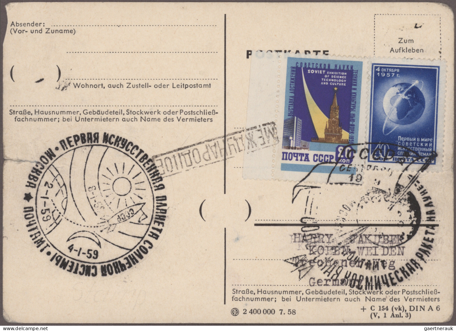 Thematics: astronautics: 1950/1960's ca.: Hundreds of covers, FDC's, postage sta