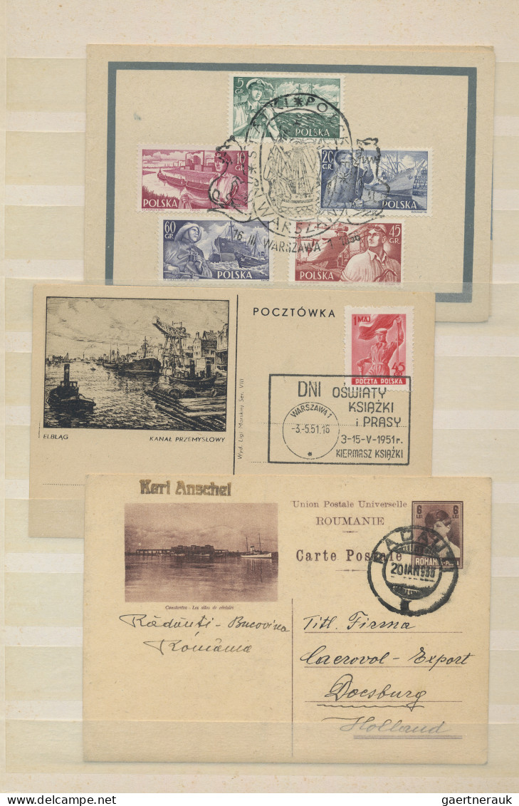 Thematics: Ships: 1900/1990 (ca.), Interesting Collection/balance Of Thematic It - Barche