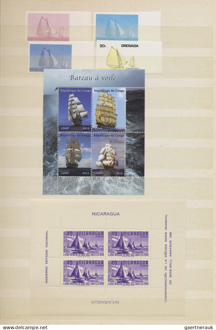 Thematics: Ships: 1935/2015 (ca.), Interesting Collection/balance Of Thematic It - Boten