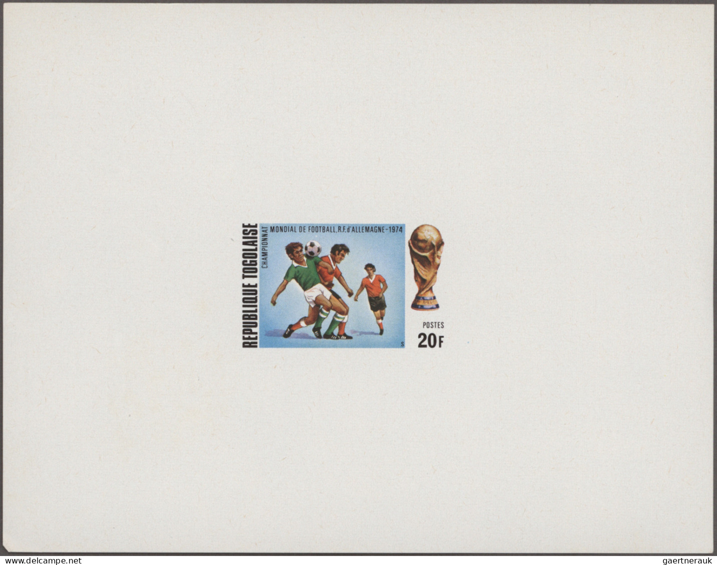 Thematics: sport-soccer, football: 1970/1982, Football World Cups, collection of