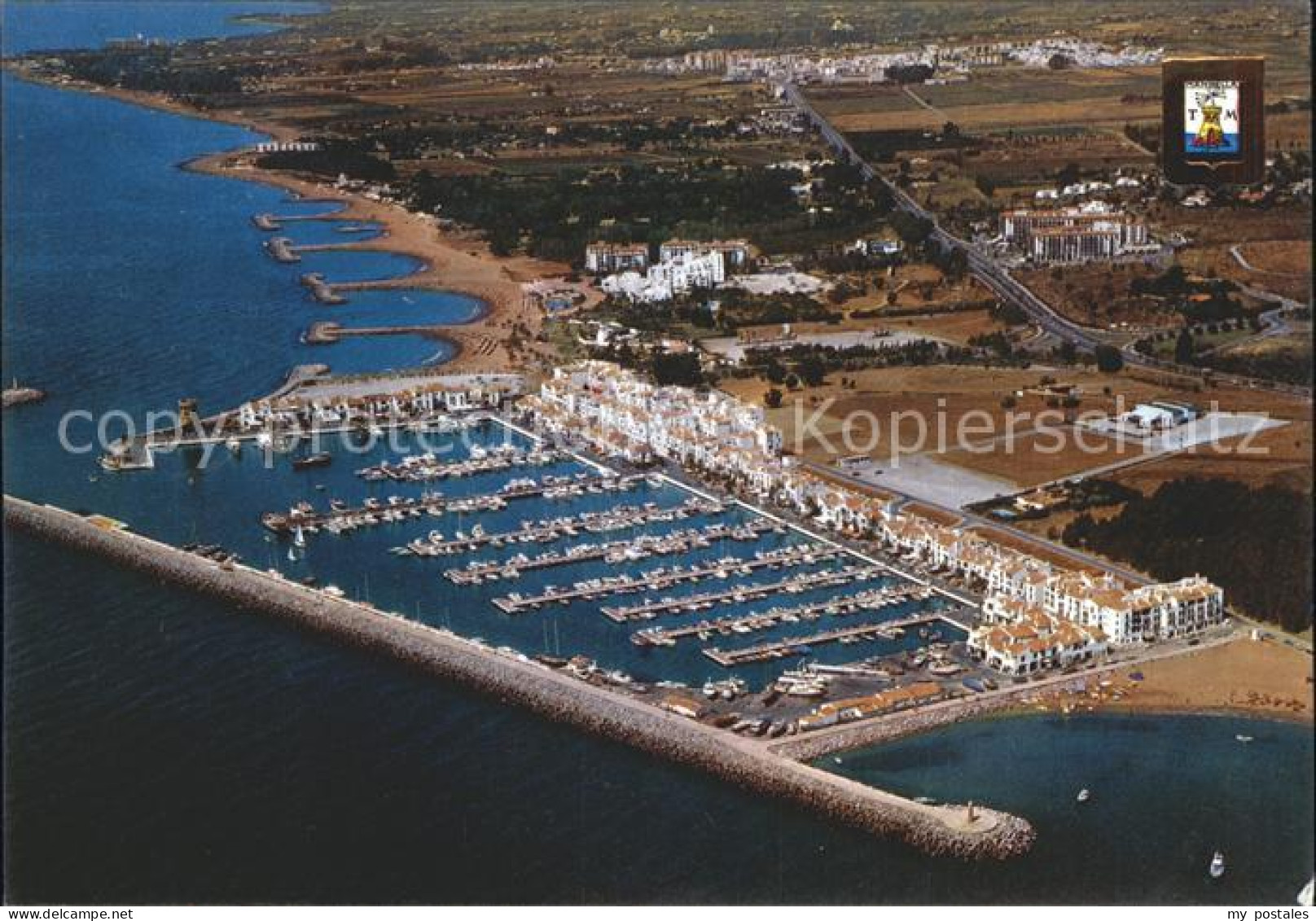 72212222 Marbella Andalucia Vista Aerea Del Puerto Banus  - Autres & Non Classés