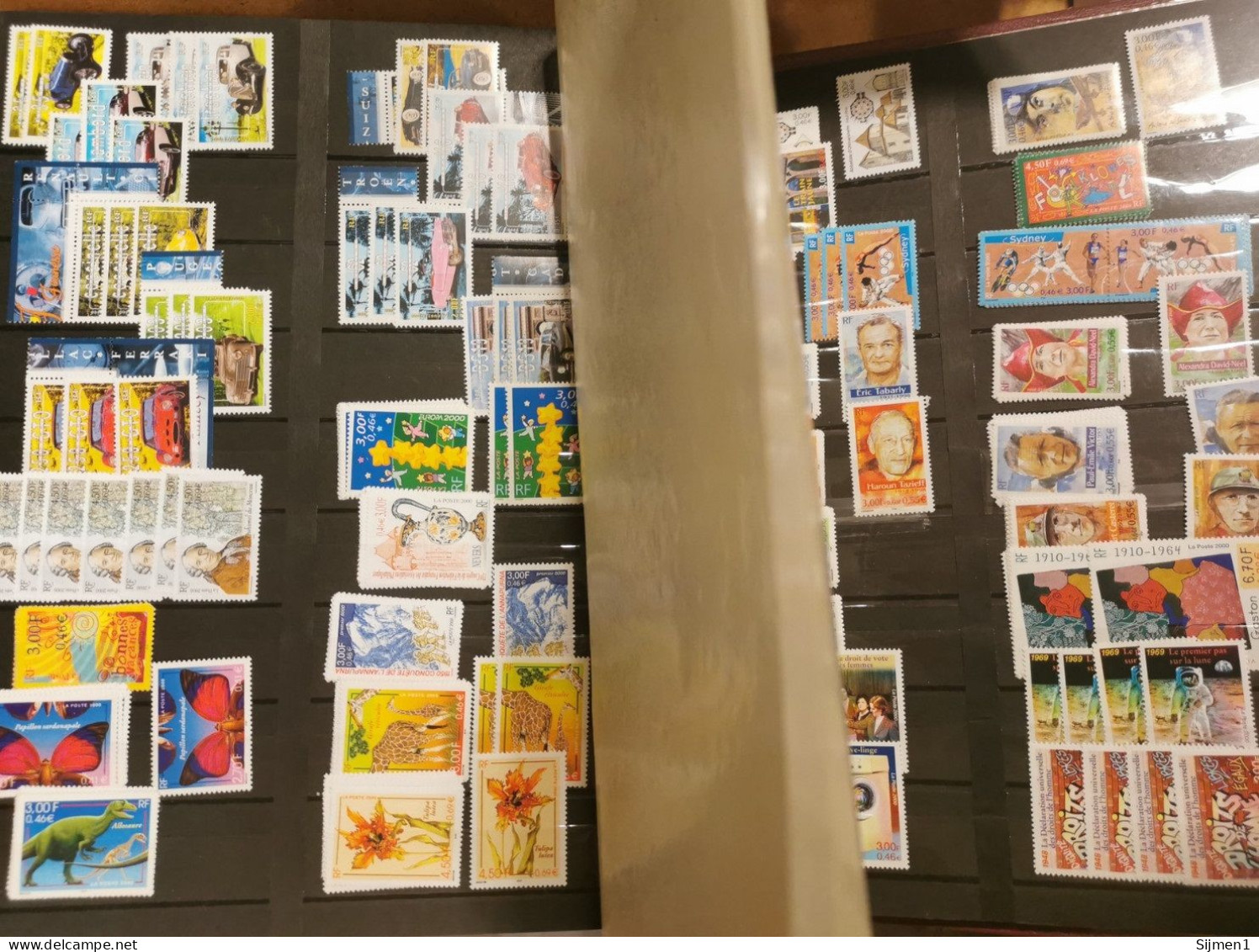 GIGA LOT timbres modernes jusqu'en 2019, faciale 17'070€ blocs feuillets carnets