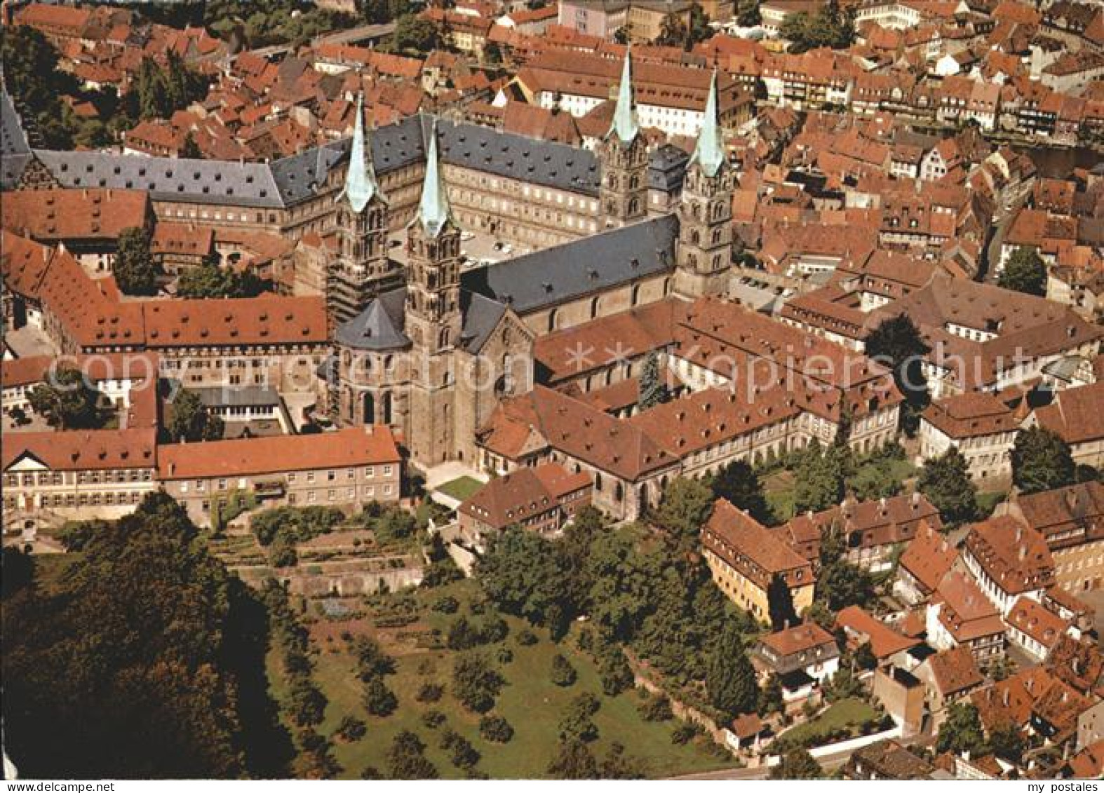 72212139 Bamberg Dom Fliegeraufnahme Bamberg - Bamberg