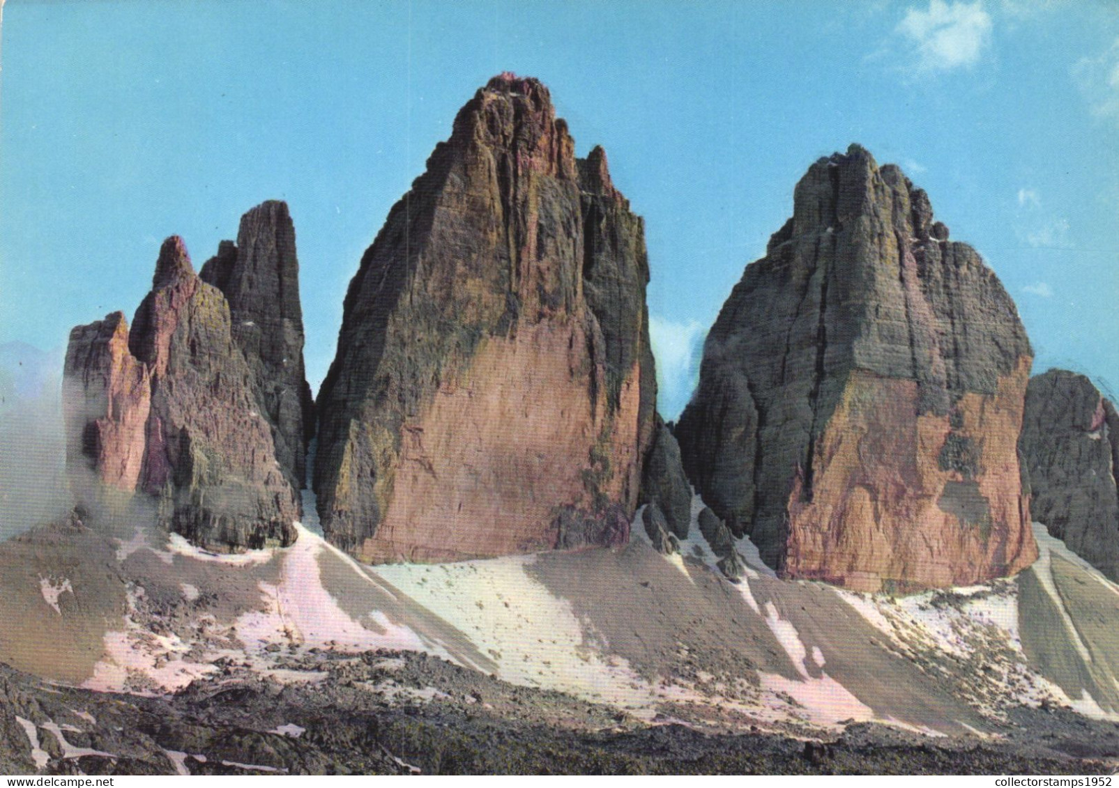 THREE PEAKES OF LAVAREDO, THREE PEAKS, MOUNTAIN, ITALY, POSTCARD - Otros & Sin Clasificación