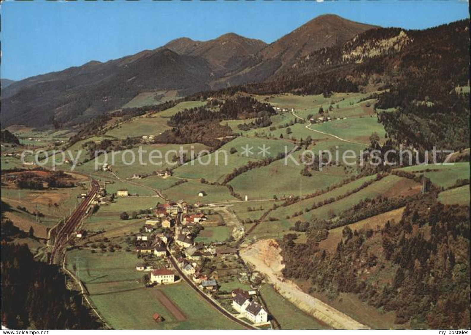 72210673 Wald Schoberpass Fliegeraufnahme Wald Am Schoberpass - Sonstige & Ohne Zuordnung