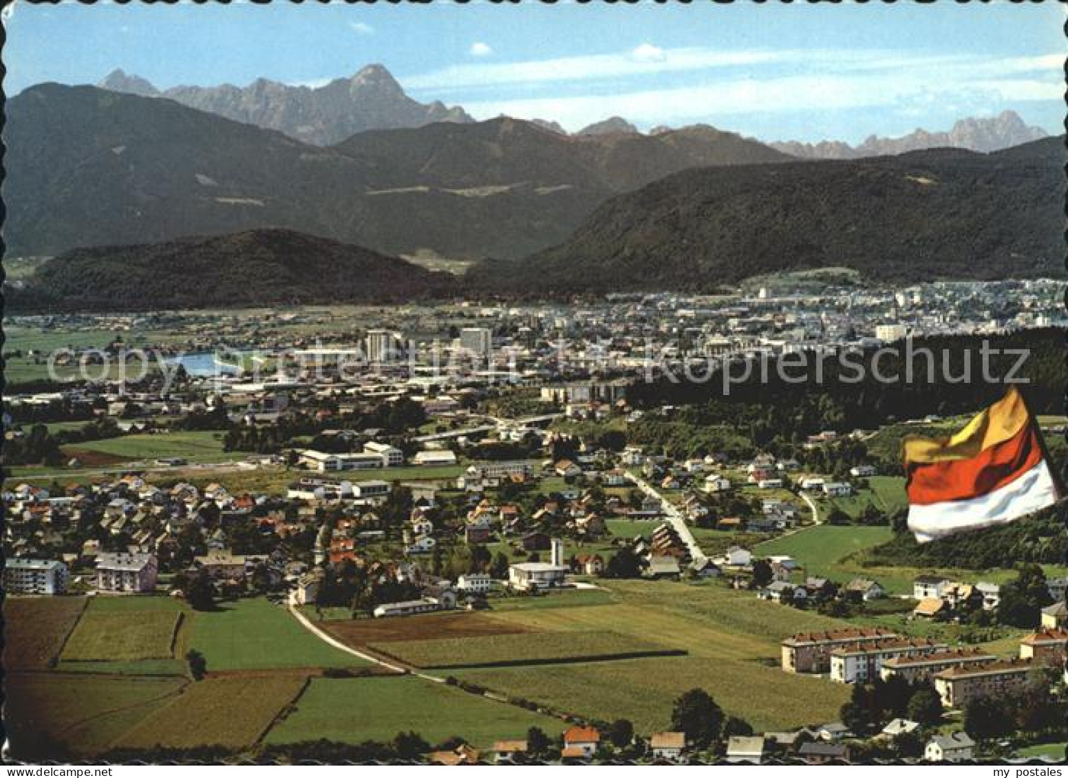 72210648 Villach Kaernten Mit Mangart Julische Alpen Und Landskron Villach-Inner - Other & Unclassified