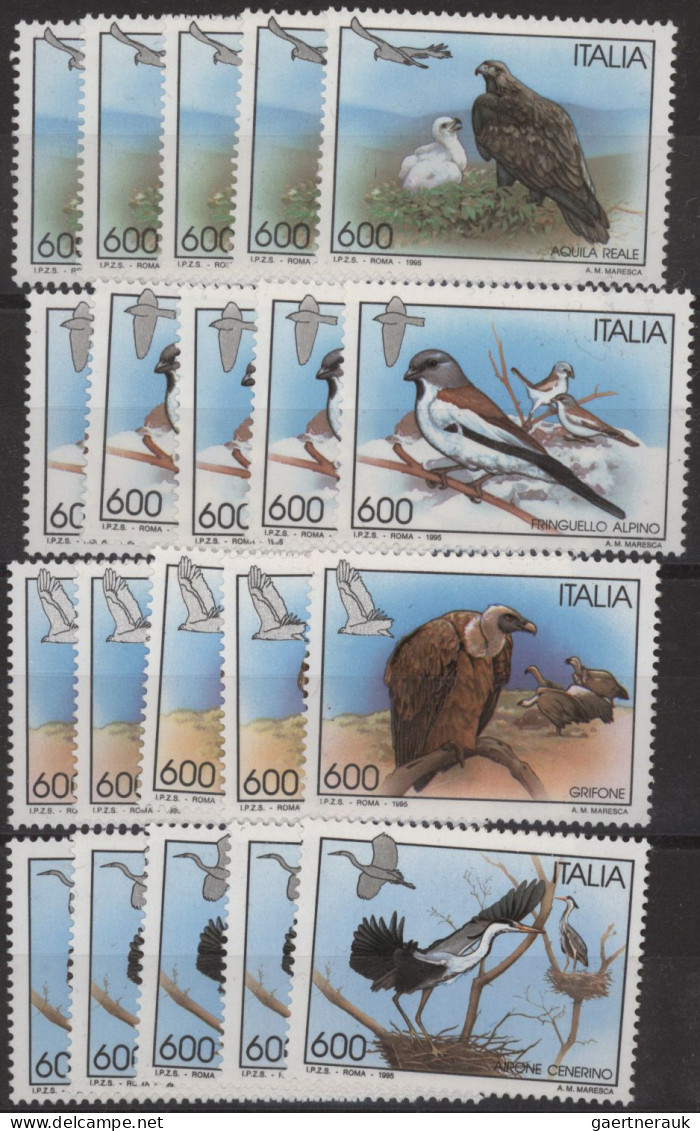 Thematics: Animals-birds: 1960/2000 (ca.), Beautiful Assortment Of MNH Sets On T - Other & Unclassified