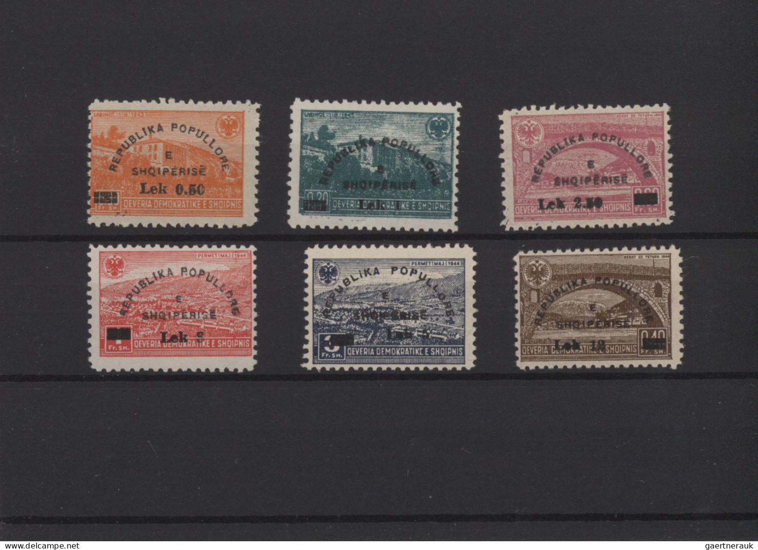 Albania: 1938/1996 (ca.), accumulation mostly MNH on stockcards with a very nice