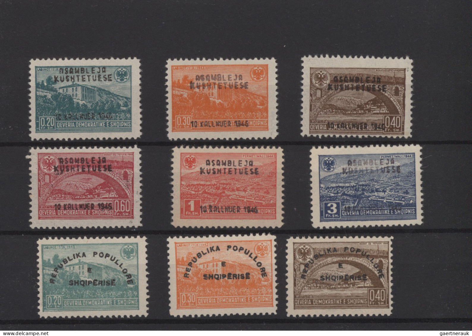 Albania: 1938/1996 (ca.), accumulation mostly MNH on stockcards with a very nice