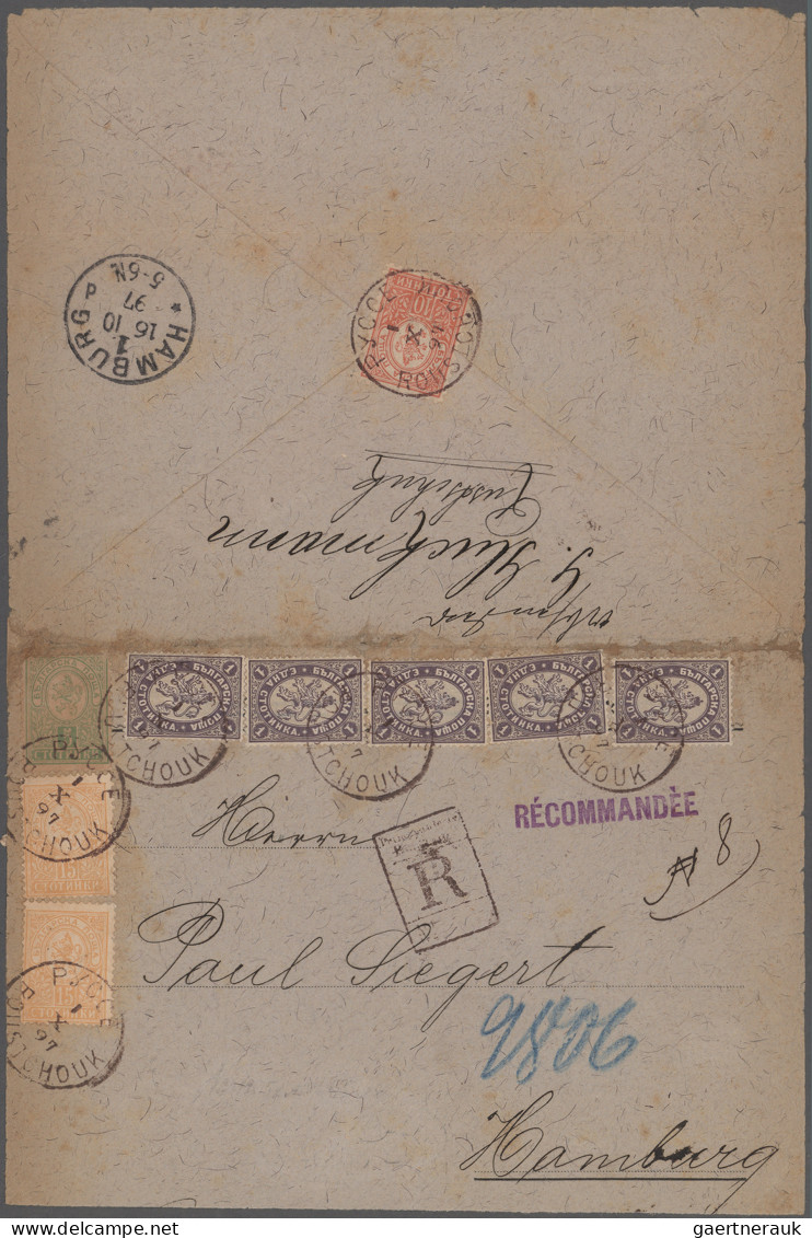 Bulgaria: 1880/1946 (ca.), Comprehensive Collection Of Covers/cards In 33 Albums - Lettres & Documents