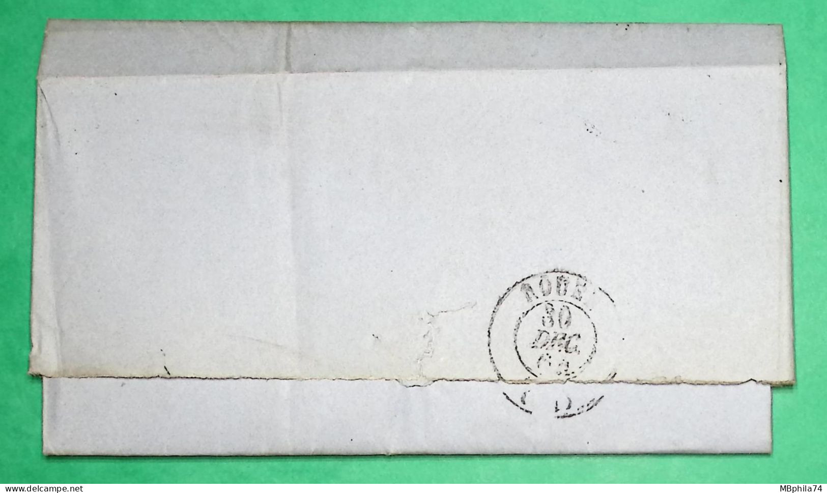 N°21 GC 1278 DARNETAL SEINE INFERIEURE RECETTES REUNIES POUR ROUEN 1864 LETTRE COVER FRANCE - 1849-1876: Période Classique