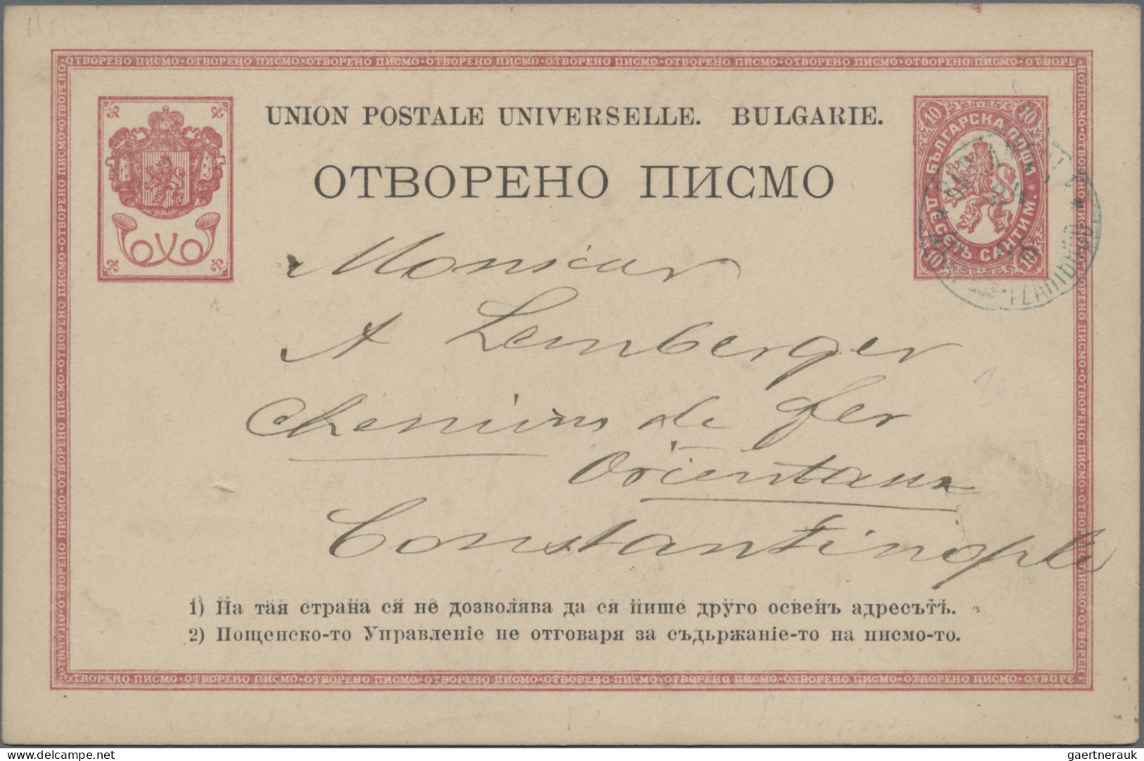 Bulgaria: 1888/1950, Covers/used Stationery (18) Inc. Registration, Air Mail, Of - Lettres & Documents