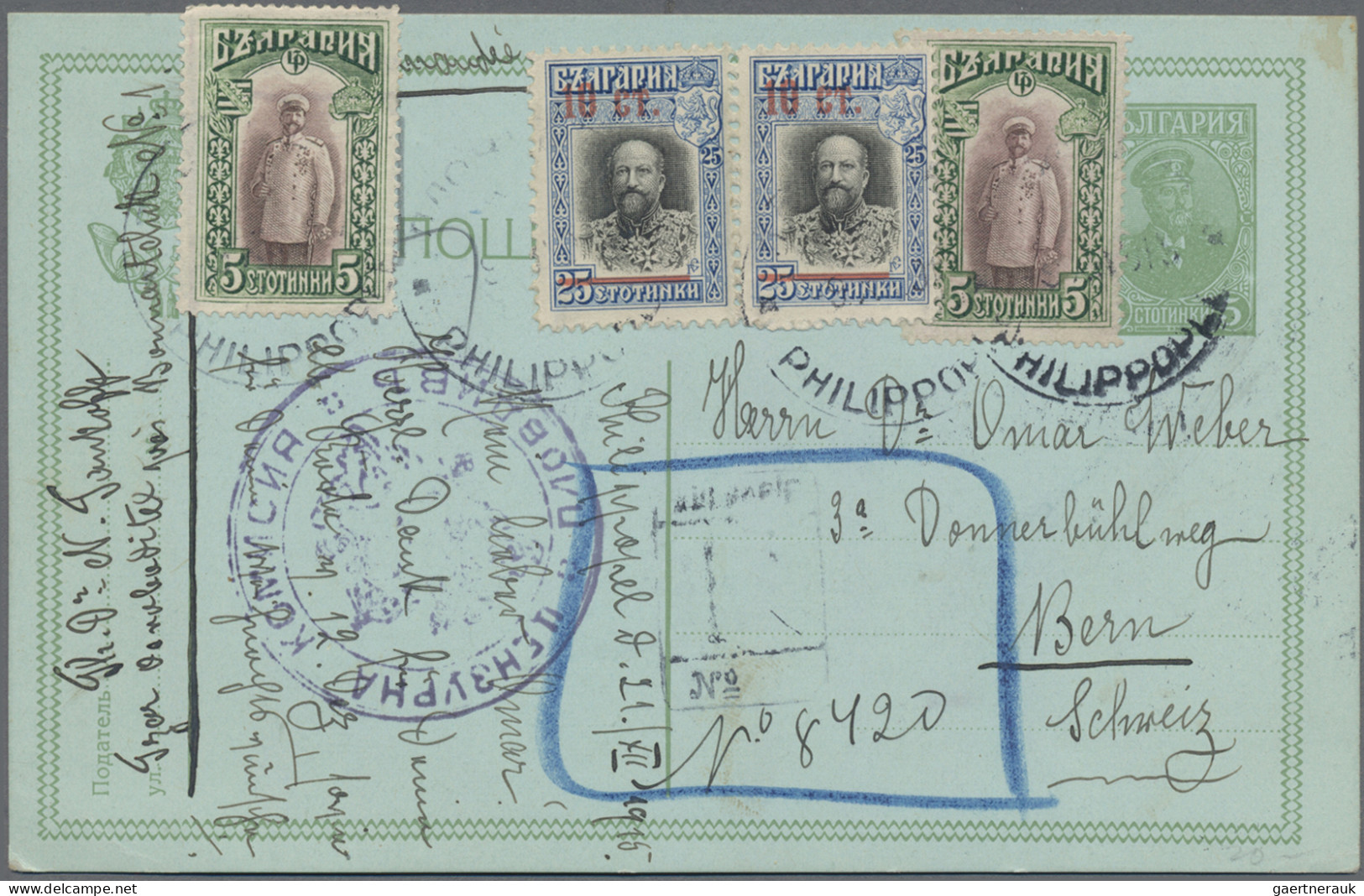 Bulgaria - Postal Stationery: 1896/1968, Almost Exclusively Up To 1940, Lot Of 1 - Cartes Postales