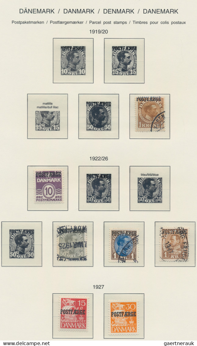 Denmark: 1854/1989, comprehensive collection in a Schaubek album from classic pe