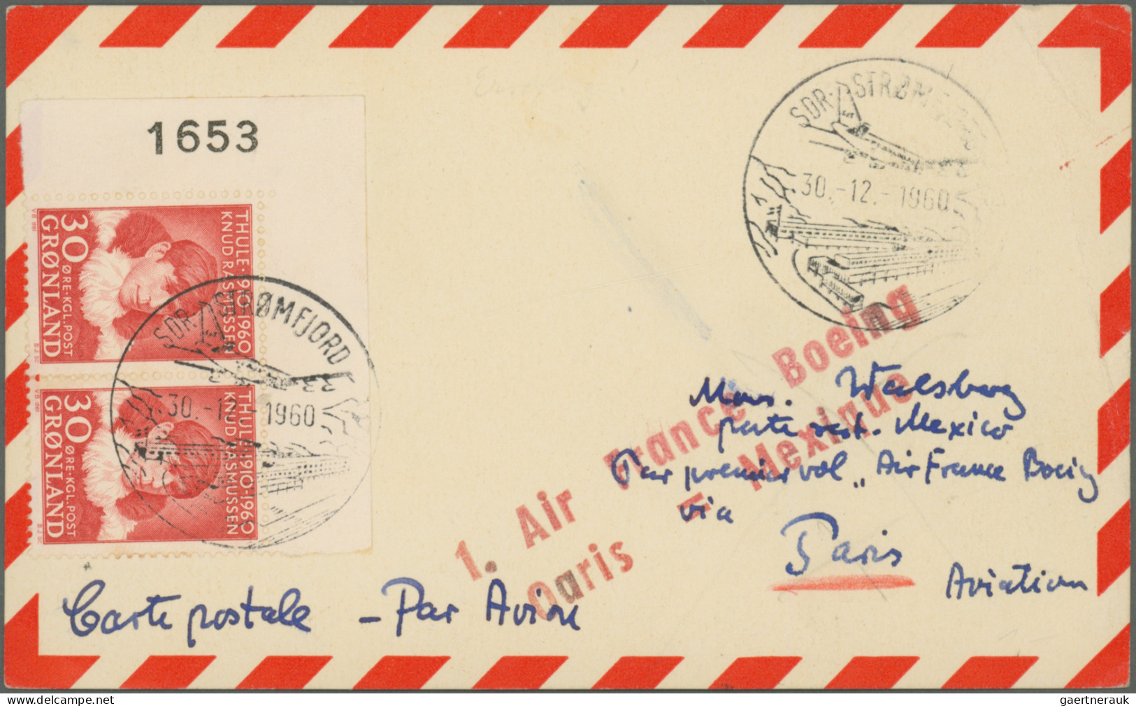 Denmark: 1860/1990 (ca.), balance of apprx. 195 covers/cards, mainly commercial